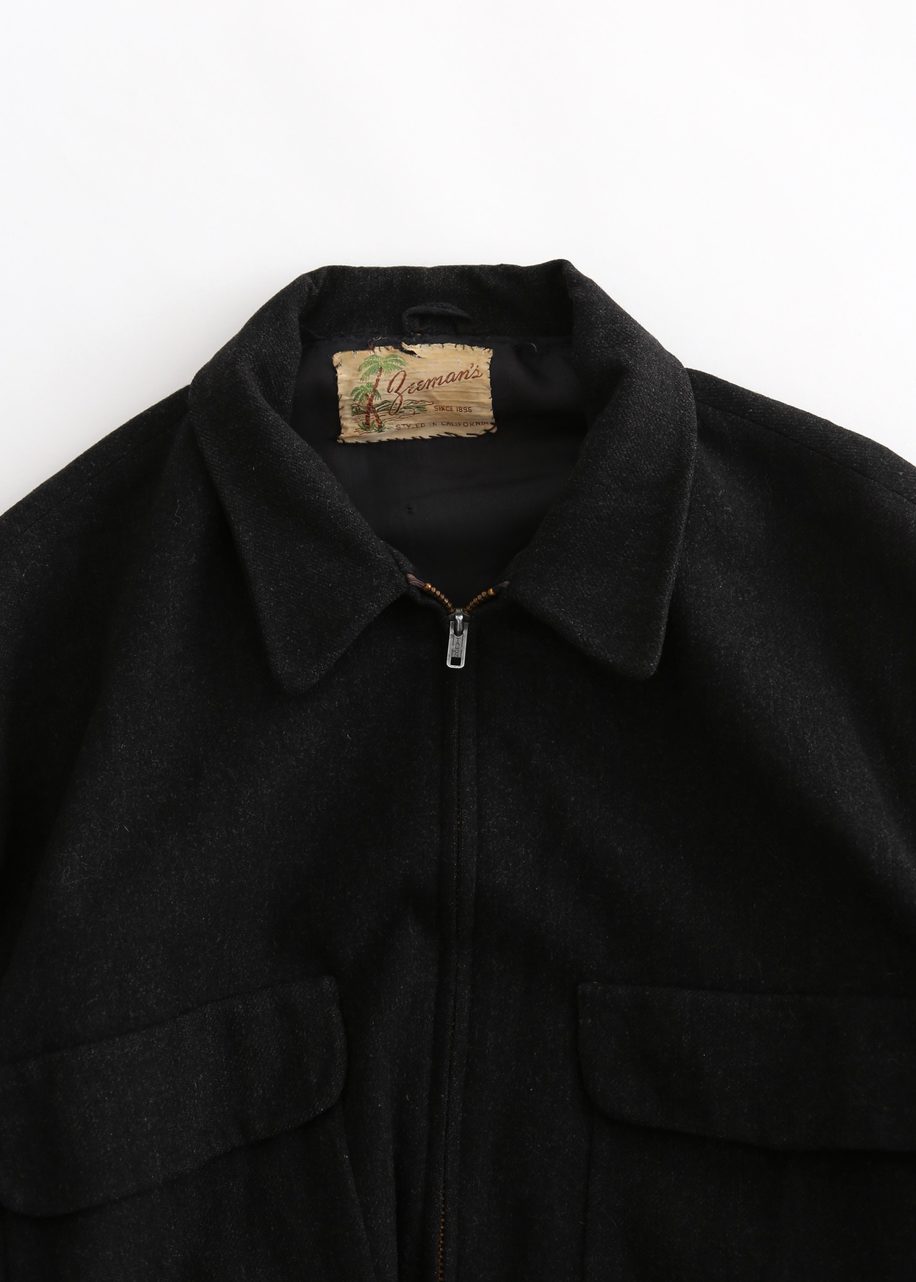 50’S BLACK WOOL RICKY JACKET