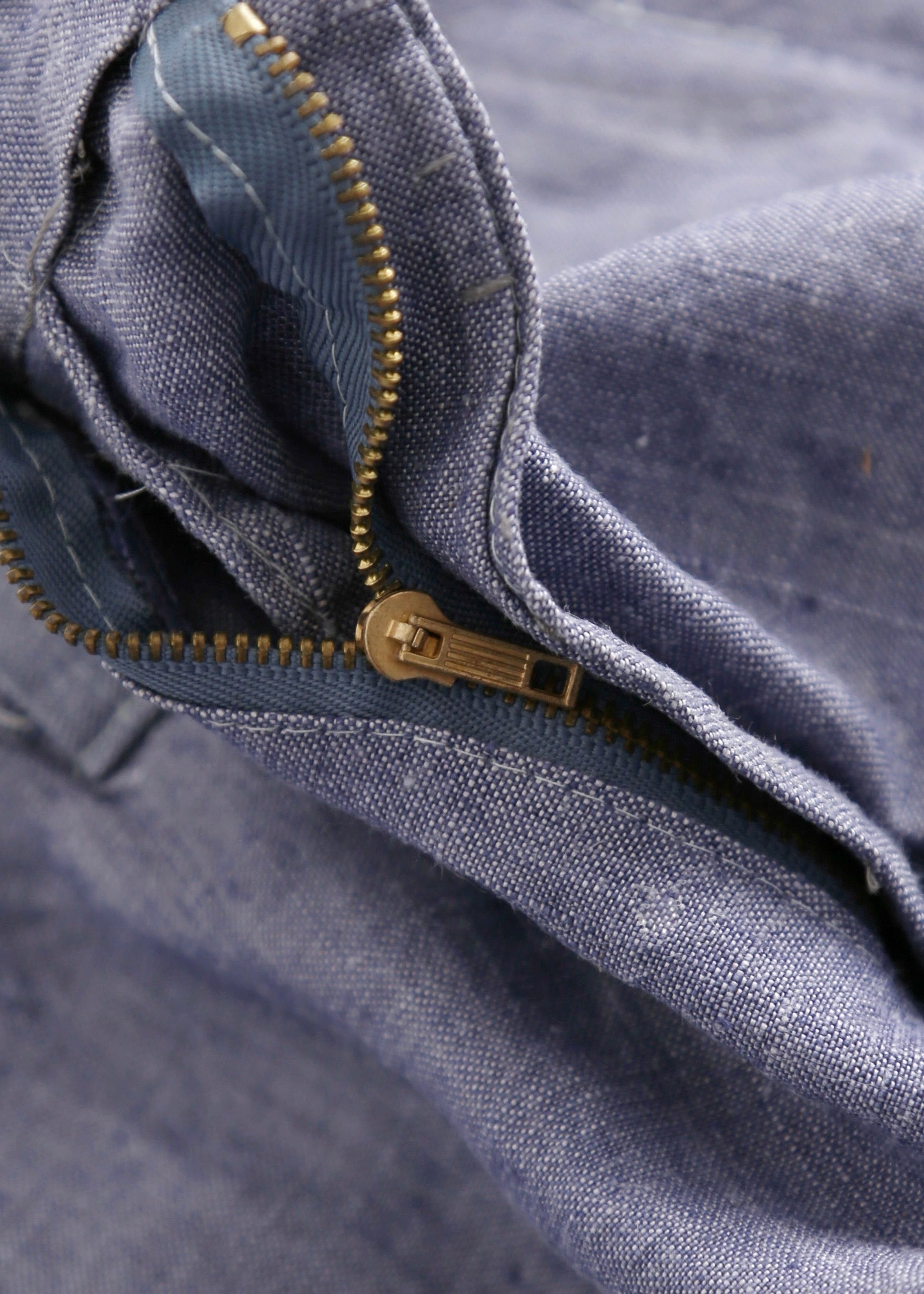 50’S FRENCH NAVY LINEN TROUSER