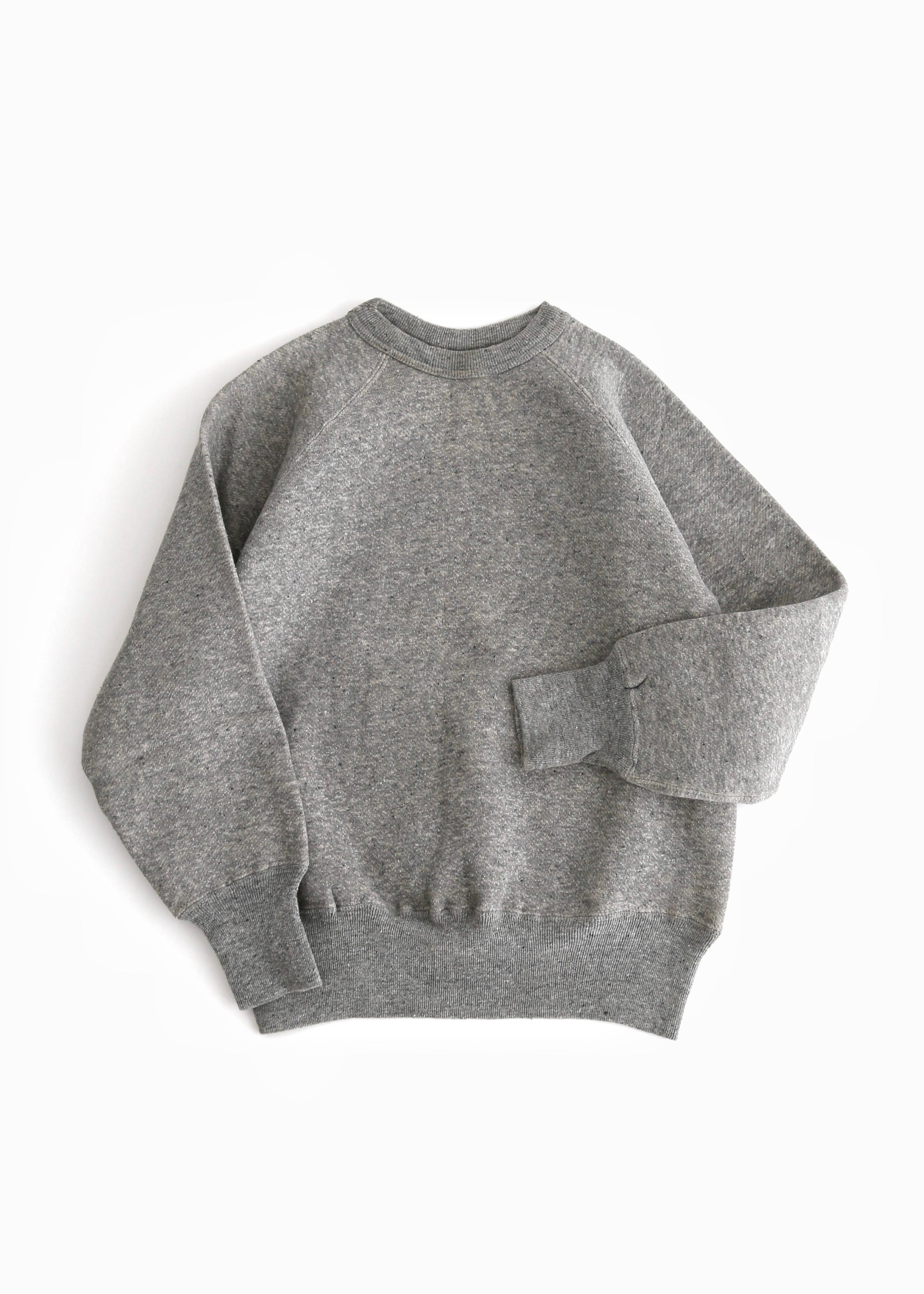 50’S DEADSTOCK HEATHER GREY CREWNECK SWEATSHIRT