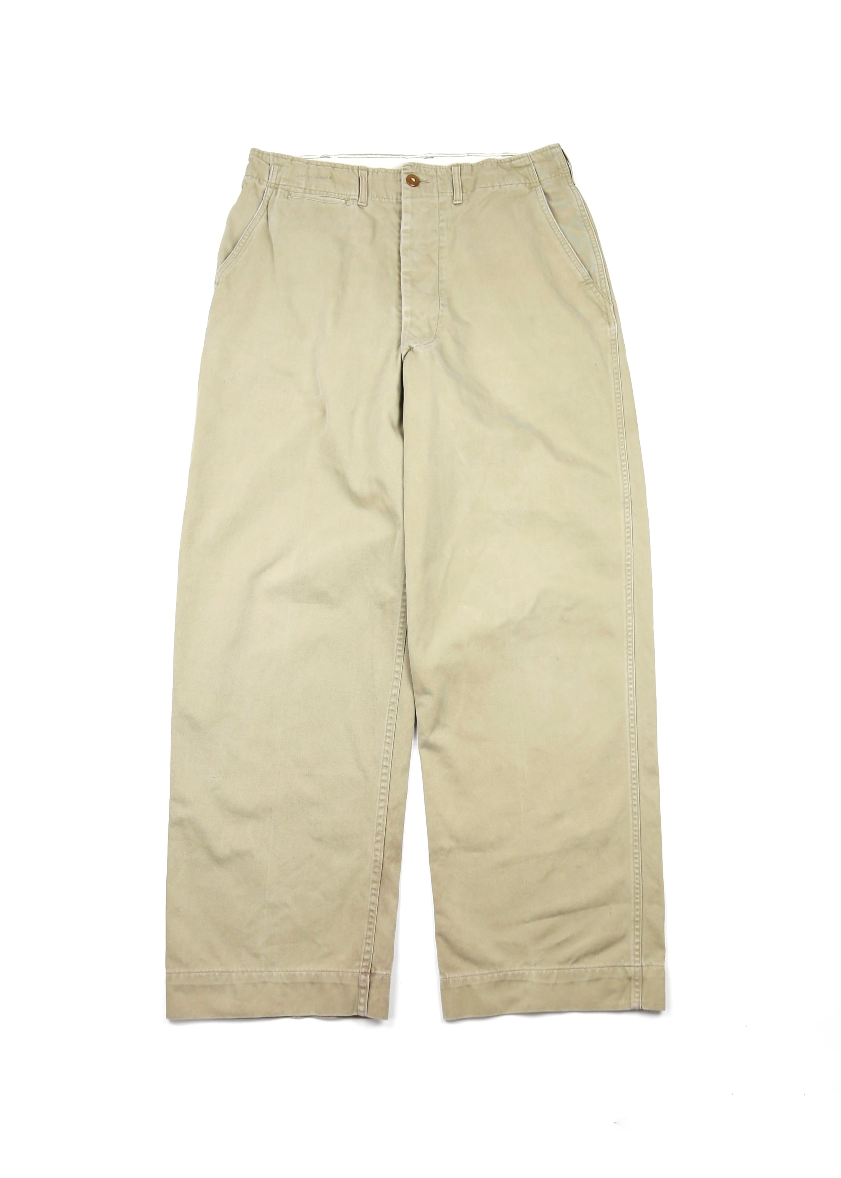 50’s US ARMY KHAKI TROUSER